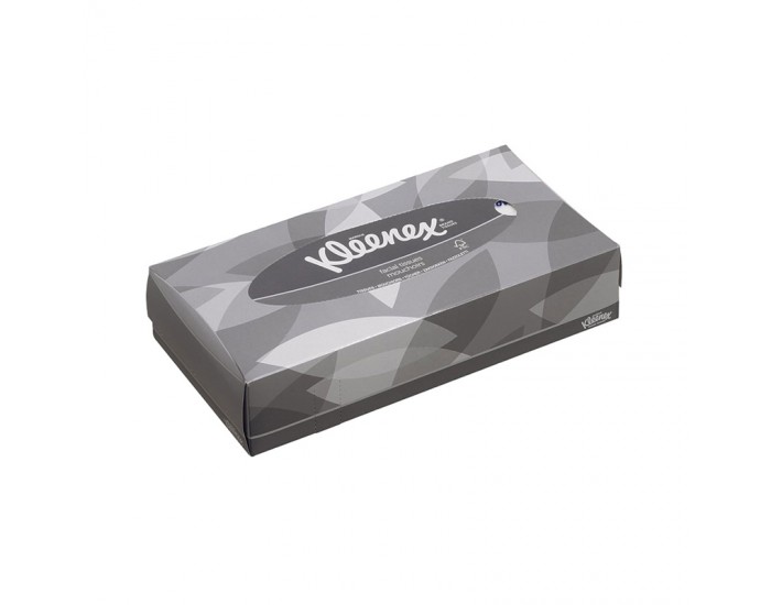 Kimberly-Clark Кърпи за лице Kleenex Standard 8835, двупластови, 21.5 х 18.6 cm, 100 броя