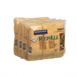 Kimberly-Clark Микрофибърна кърпа WypAll 8394, 40 х 40 cm, жълта, 6 броя - Почистване и Дезинфекция