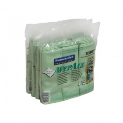 Kimberly-Clark Микрофибърна кърпа WypAll 8396, 40 х 40 cm, зелена, 6 броя - Почистване и Дезинфекция