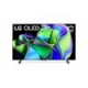 Телевизор LG OLED42C32LA, 42" UHD OLED evo, 4K (3840 x 2160), DVB-C/T2/S2, Full Cinema Screnn, Alpha 9, 120Hz, ThinQ AI, HDR10, VRR, NVIDIA G-SYNC, AMD FreeSync, Dolby Vision, Dolby Atmos, Wi-Fi, BT, HDMI, USB, Multi View, Meteor Titan