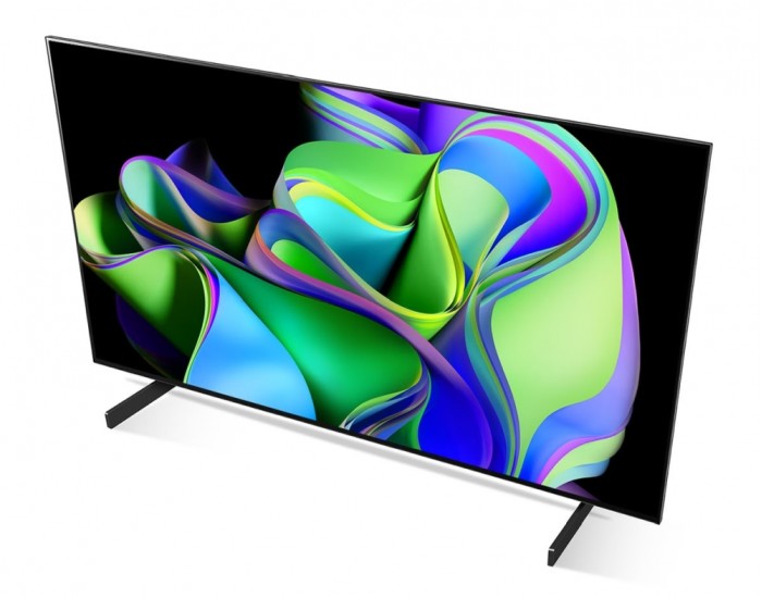 Телевизор LG OLED42C32LA, 42" UHD OLED evo, 4K (3840 x 2160), DVB-C/T2/S2, Full Cinema Screnn, Alpha 9, 120Hz, ThinQ AI, HDR10, VRR, NVIDIA G-SYNC, AMD FreeSync, Dolby Vision, Dolby Atmos, Wi-Fi, BT, HDMI, USB, Multi View, Meteor Titan