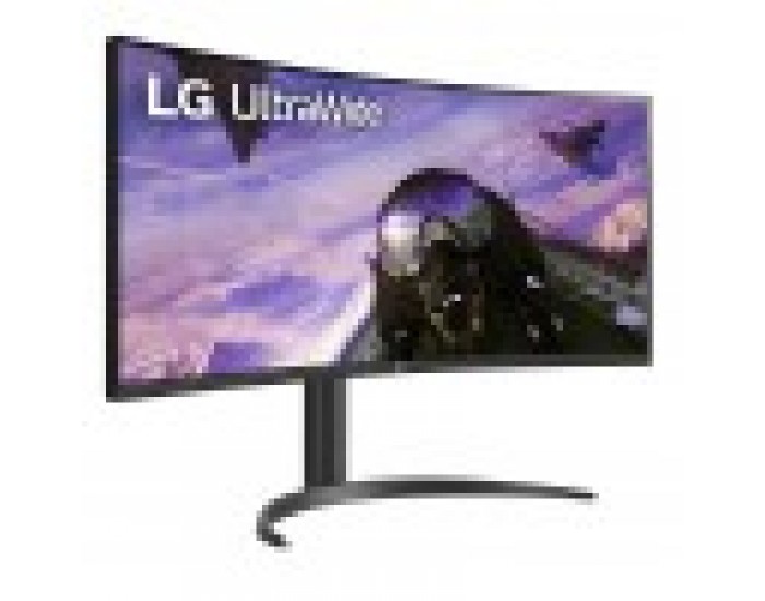 Монитор LG 34WP65CP-B, 34" UltraWide AG, Curved VA, 5ms, 1ms MBR, CR 3000:1, 300 cd/m2, 21:9, QHD 3440x1440, HDR10, AMD FreeSync, sRGB 99%, 160Hz, HDMI, DisplayPort, Speaker Maxx Audio 7Wx2, Tilt, Height Adjustable, Headphone Out, Black