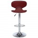 323649 Sonata H Bar Stools 2 pcs Wine Red Faux Leather