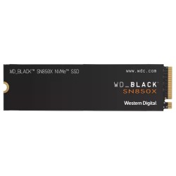 SSD WD Black SN850X 2TB M.2 2280 PCIe Gen4 x4 NVMe, Read/Write: 7300/6600 MBps, IOPS 1200K/1100K, TBW: 1200 - Хард дискове, Карти памет, CD и DVD дискове