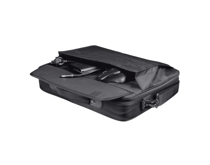 Чанта TRUST Atlanta Laptop Bag 15.6" ECO - Black