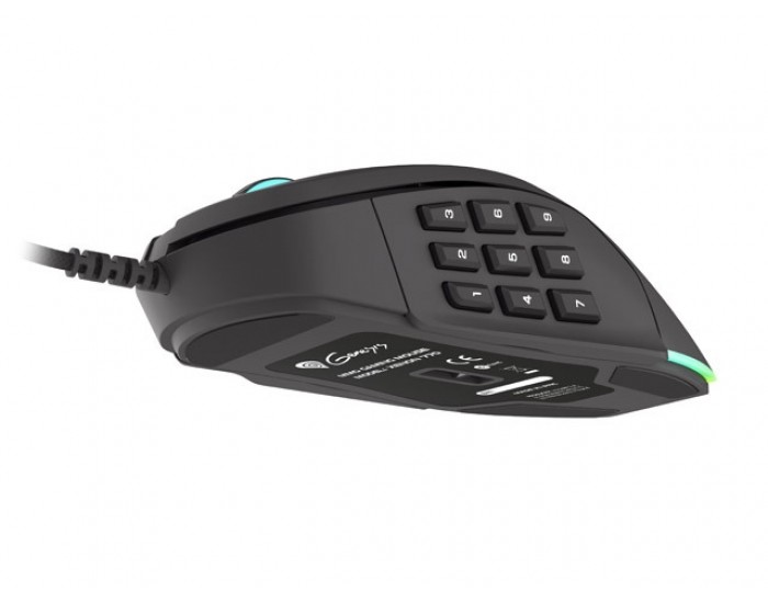 Мишка Genesis Gaming Mouse Xenon 770, 10 2000dpi, Illuminated Optical, Black