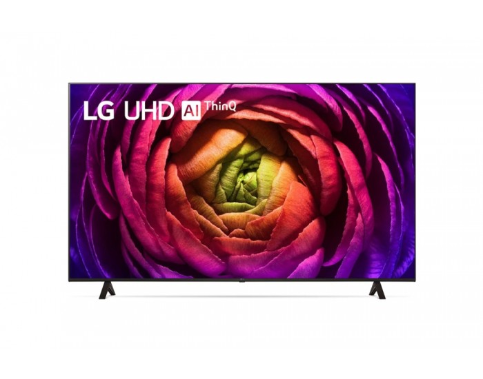 Телевизор LG 65UR76003LL, 65" 4K UltraHD TV 4K (3840 x 2160), DVB-T2/C/S2, webOS Smart TV, Game Optimizer , ThinQ AI, Processor ?5 Gen6, WiFi 802.11ac, HDR10 PRO, 4K Upscaling, int Streeming, HDMI, CI, LAN, USB, 2 Pole Stand, Black