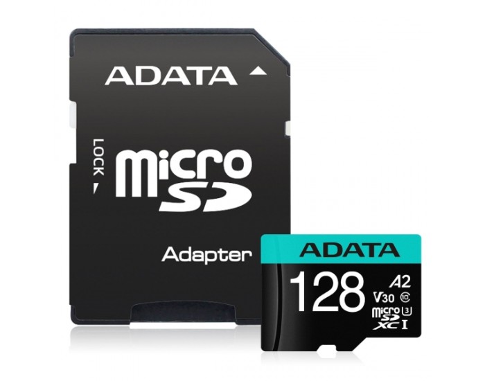 ADATA SDMICRO 128GB UHS-I U3 CL10 V30 PLASTIC