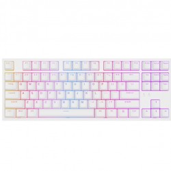 Клавиатура Genesis Gaming Keyboard Thor 404 TKL White RGB Backlight US Layout Brown Switch - Клавиатури, Мишки и Падове