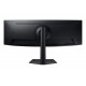 Монитор Samsung LS49CG950, 49" Odyssey G9 GAMING, Curved VA, 1000R, 240Hz, 32:9, 5120 x 1440, 450 cd/m2, Display Port, HDMI, Micro HDMI, USB Hub, Black