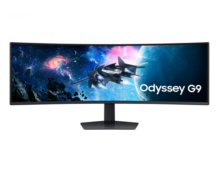 Монитор Samsung LS49CG950, 49" Odyssey G9 GAMING, Curved VA, 1000R, 240Hz, 32:9, 5120 x 1440, 450 cd/m2, Display Port, HDMI, Micro HDMI, USB Hub, Black