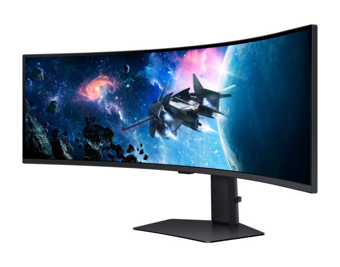 Монитор Samsung LS49CG950, 49" Odyssey G9 GAMING, Curved VA, 1000R, 240Hz, 32:9, 5120 x 1440, 450 cd/m2, Display Port, HDMI, Micro HDMI, USB Hub, Black