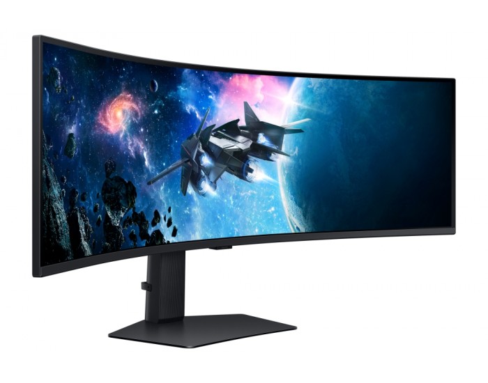 Монитор Samsung LS49CG950, 49" Odyssey G9 GAMING, Curved VA, 1000R, 240Hz, 32:9, 5120 x 1440, 450 cd/m2, Display Port, HDMI, Micro HDMI, USB Hub, Black