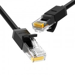 Мрежов кабел Ugreen 20161 Ethernet patchcord RJ45 Cat 6 UTP 1000Mbps 3м - черен - Ugreen