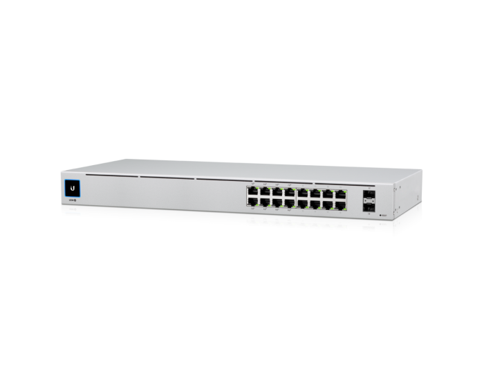 16-портов гигабитен комутатор Ubiquiti USW-16-POE Gen2