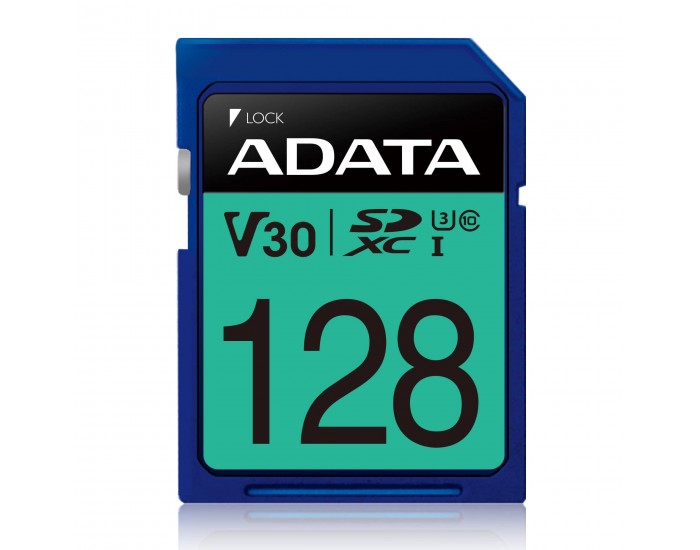 ADATA SD 128GB UHS-I U3 CL10 V30 PLASTIC