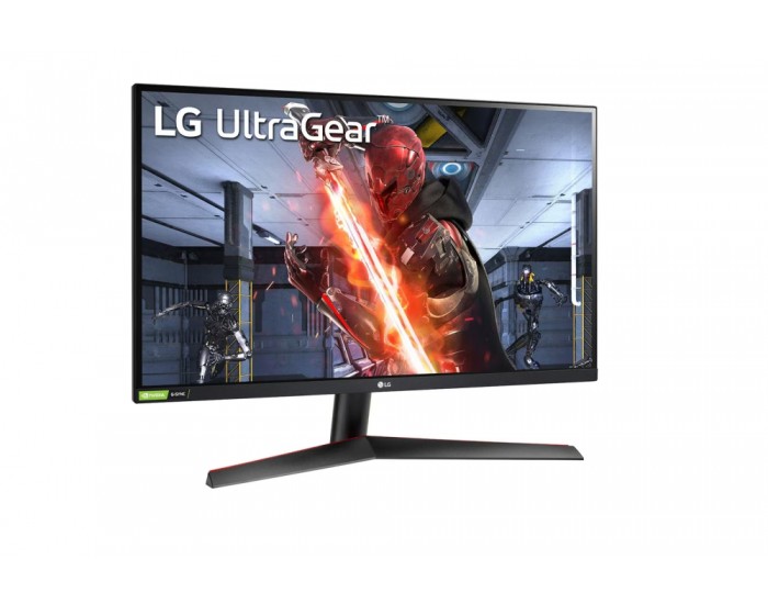 Монитор LG 27GN800P-B, 27", UltraGear IPS 1ms, AG, QHD (2560x1440), 144Hz, HDR 10, 1000:1, 350cd/m2, sRGB 99%, HDMI, DisplayPort, USB3.0 (1up/2down), AMD Free-sync, NVIDIA G-Sync, HDMI, DisplayPort, Tilt, Headphone Out, Black