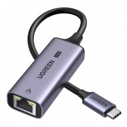 Адаптер Ugreen CM648 USB Type C към RJ45 2.5G 25052 - сив - Ugreen