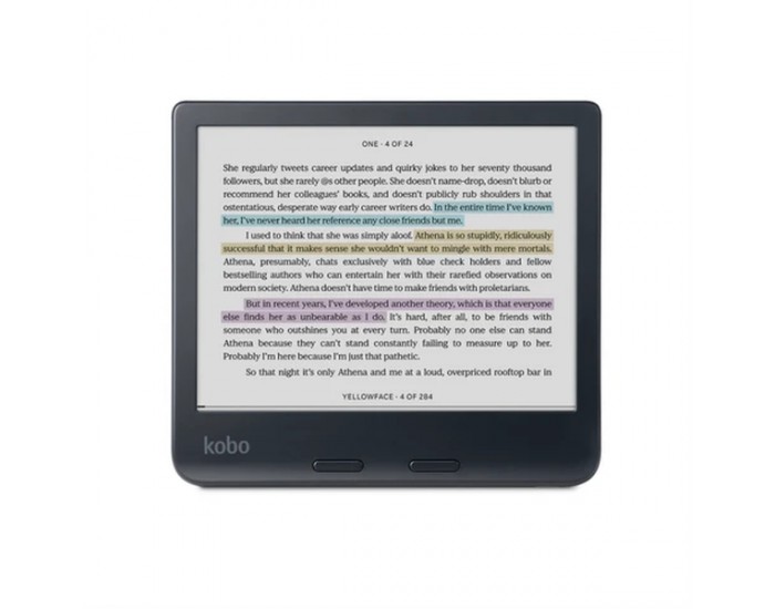 Четец за Е-книги Kobo Libra Colour e-Book Reader, E Ink touchscreen 7 inch, 1680 x 1264, 32 GB, 1 GHz, Greutate 0.215 kg, Wireless Da, Comfort Light PRO, IPX8 - up to 60 mins in 2 metres of water, 15 file formats supported natively, Black