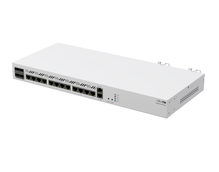 12-портов комутатор Mikrotik CCR2116-12G-4S+ с 4 SFP+ порта