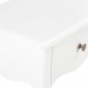 280005 Sonata H Nightstand White 40x30x50 cm Solid Pine Wood