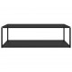 322903 Sonata H Coffee Table Black 120x60x35 cm Tempered Glass