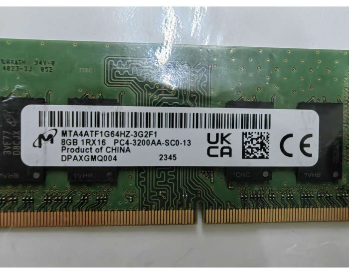 Памет Micron MTA4ATF1G64HZ-3G2F1 DDR4 8GB 1600 MHz, PC4-3200, 260-Pin SDRAM SO-DIMM