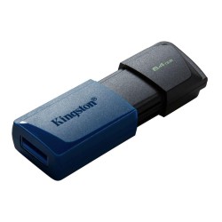 Kingston 64GB DataTraveler Exodia M USB slider cap USB 3.2 Gen2, blue - USB Хъбове, Четци и Флашки