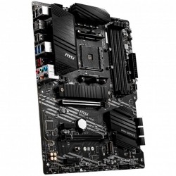 MSI B550-A PRO,ATX, Socket AM4,AMD B550 Chipset,4 DIMMs,Dual Channel DDR4 up to 4400+(OC)MHz,1x PCIe 4.0/3.0 x16 slot,2x M.2 slots,2x USB 3.2 Gen 2 (1x Type-C),2x USB 3.2 Gen 1,4x USB 2.0,1x HDMI,1x DP,1G LAN,7.1 Audio,3y warranty - Компютърни Компоненти