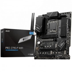 MSI PRO Z790-P WIFI, Socket 1700, Dual Channel DDR5 7000+MHz, 3x PCIe x16 slot, 4x M.2 slot, 1x HDMI, 4x USB 3.2 Gen 1, 4x USB 2.0, 1x USB 3.2 Gen 2, 7.1 HD Audio, 2.5Gbps LAN, 3Y - Компютърни Компоненти