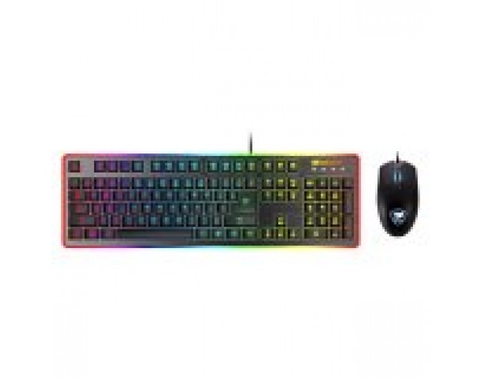 COUGAR DEATHFIRE EX COMBO Gaming Keyboard with Gaming Mouse, Hybrid Mechanical (20 million keystrokes),19-Key Rollover,8 backlight effects/8 colors backlight, ADNS-5050 Optical gaming mouse sensor, Resolution-1000/500/1500/2000 DPI