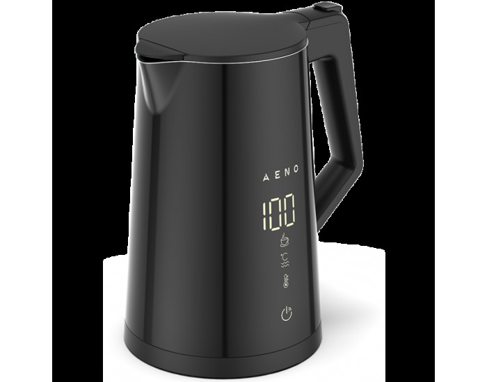 AENO Electric Kettle EK7S Smart: 1850-2200W, 1.7L, Strix, Double-walls, Temperature Control, Keep warm Function, Control via Wi-Fi, LED-display, Non-heating body, Auto Power Off, Dry tank Protection