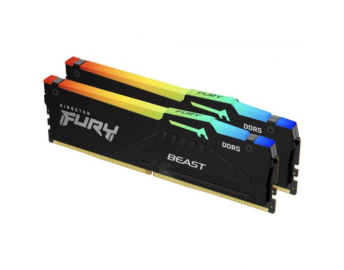 64GB 5600MT/s DDR5 CL40 DIMM (Kit of 2) FURY Beast RGB