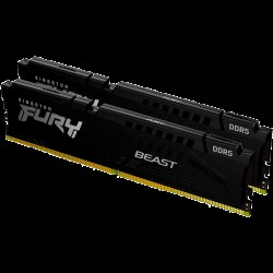 KINGSTON DRAM 32GB 5200MT/s DDR5 CL36 DIMM (Kit of 2) FURY Beast Black EAN: 740617330878 - Компютърни Компоненти