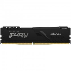 KINGSTON DRAM 16GB 2666MHz DDR4 CL16 DIMM FURY Beast Black EAN: 740617320152 - Компютърни Компоненти