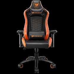 COUGAR OUTRIDER S, Gaming Chair, Body-embracing High Back Design, Premium PVC Leather, Head and Lumbar Pillow, 180º Reclining, Full Steel Frame, 4D Adjustable Armrest, Class 4 Gas Lift Cylinder - COUGAR GAMING