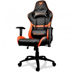 COUGAR Armor ONE Gaming Chair, Diamond Check Pattern Design, Breathable PVC Leather, Class 4 Gas Lift Cylinder, Full Steel Frame, 2D Adjustable Arm Rest, 180º Reclining, Adjustable Tilting Resistance - Офис столове