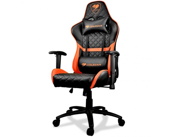 COUGAR Armor ONE Gaming Chair, Diamond Check Pattern Design, Breathable PVC Leather, Class 4 Gas Lift Cylinder, Full Steel Frame, 2D Adjustable Arm Rest, 180º Reclining, Adjustable Tilting Resistance