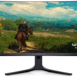 Alienware 34 AW3423DWF Curved QD-OLED Gaming Monitor, 34.18" QHD (3440x1440) 165Hz AR ComfortView, 21:9, 1000cd/m2, 1M:1, 178º/178º, 0.1ms, 2xHDMI, 2xDP, 2xUSB 5Gbps  3.2 Gen 1, Height, Swivel, Tilt, 3Y - Alienware