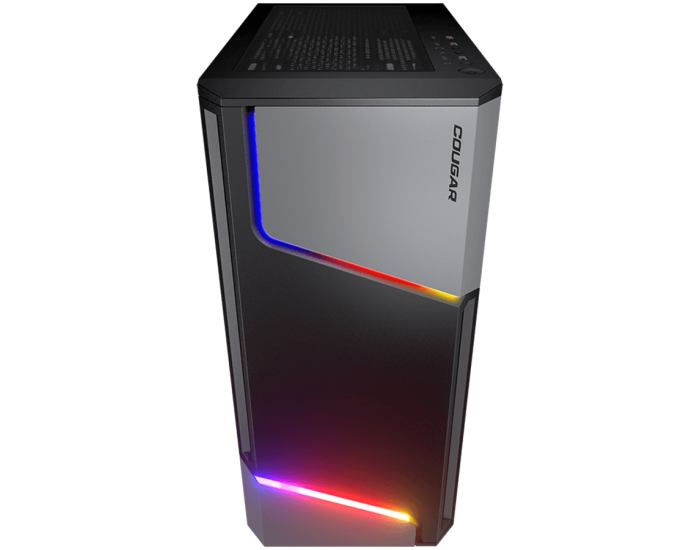 COUGAR MX360 RGB, Mid Tower, 3x 120 ARGB Fans, RGB Button, Tempered Glass, Mini ITX / Micro ATX / ATX , USB 3.0 x 2, USB 2.0 x 1, Mic x 1 / Audio x 1