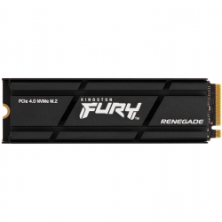 KINGSTON FURY Renegade 2TB SSD with Heatsink, M.2 2280, PCIe 4.0 NVMe, Read/Write 7300/7000MB/s, Random Read/Write: 1000K/1000K IOPS - Хард дискове, Карти памет, CD и DVD дискове