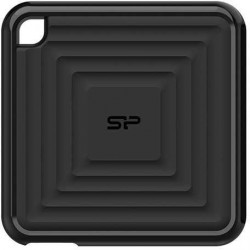 Silicon Power PC60 512GB Portable SSD SATAIII USB 3.2 Gen2 (Type-C) Portable SSD, R/W: up to 540MB/s; 500MB/s, Black, EAN: 4713436149958 - Хард дискове, Карти памет, CD и DVD дискове