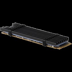 AXAGON CLR-M2L3 passive - M.2 SSD, 80mm SSD, ALU body, silicone thermal pads, height 3mm - Офис