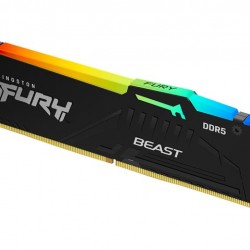 KINGSTON 16GB 5600MHz DDR5 CL40 DIMM FURY Beast RGB - Компютърни Компоненти