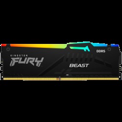 Kingston DRAM 16GB 5200MT/s DDR5 CL36 DIMM (Kit of 2) FURY Beast RGB EXPO EAN: 740617331981 - Компютърни Компоненти