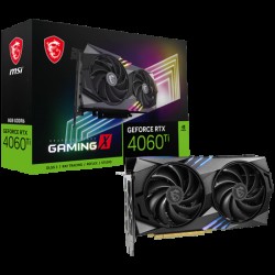 MSI Video Card Nvidia GeForce RTX 4060 Ti GAMING X 8G, 8GB GDDR6, 128bit, Effective Memory Clock: 18000MHz, Boost: 2655 MHz, 4352 CUDA Cores, PCIe 4.0, 3x DP 1.4a, HDMI 2.1a, RAY TRACING, Dual Fan, 1x 8pin, 550W Recommended PSU, 3Y - Компютърни Компоненти