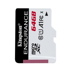 Kingston 64GB microSDHC Endurance Flash Memory Card, Class 10 - USB Хъбове, Четци и Флашки