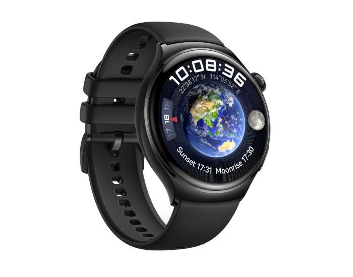 Часовник Huawei Watch 4 Archi-L19F, Amoled, 466x466, PPI 310, 2G, e-sim, Single - band GNSS, BT5.2 BR+BLE, 5ATM, 530mAh, Black