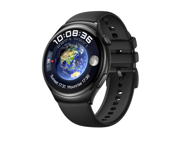 Часовник Huawei Watch 4 Archi-L19F, Amoled, 466x466, PPI 310, 2G, e-sim, Single - band GNSS, BT5.2 BR+BLE, 5ATM, 530mAh, Black