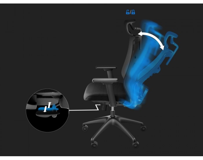 Стол Genesis Ergonomic Chair Astat 200 Black